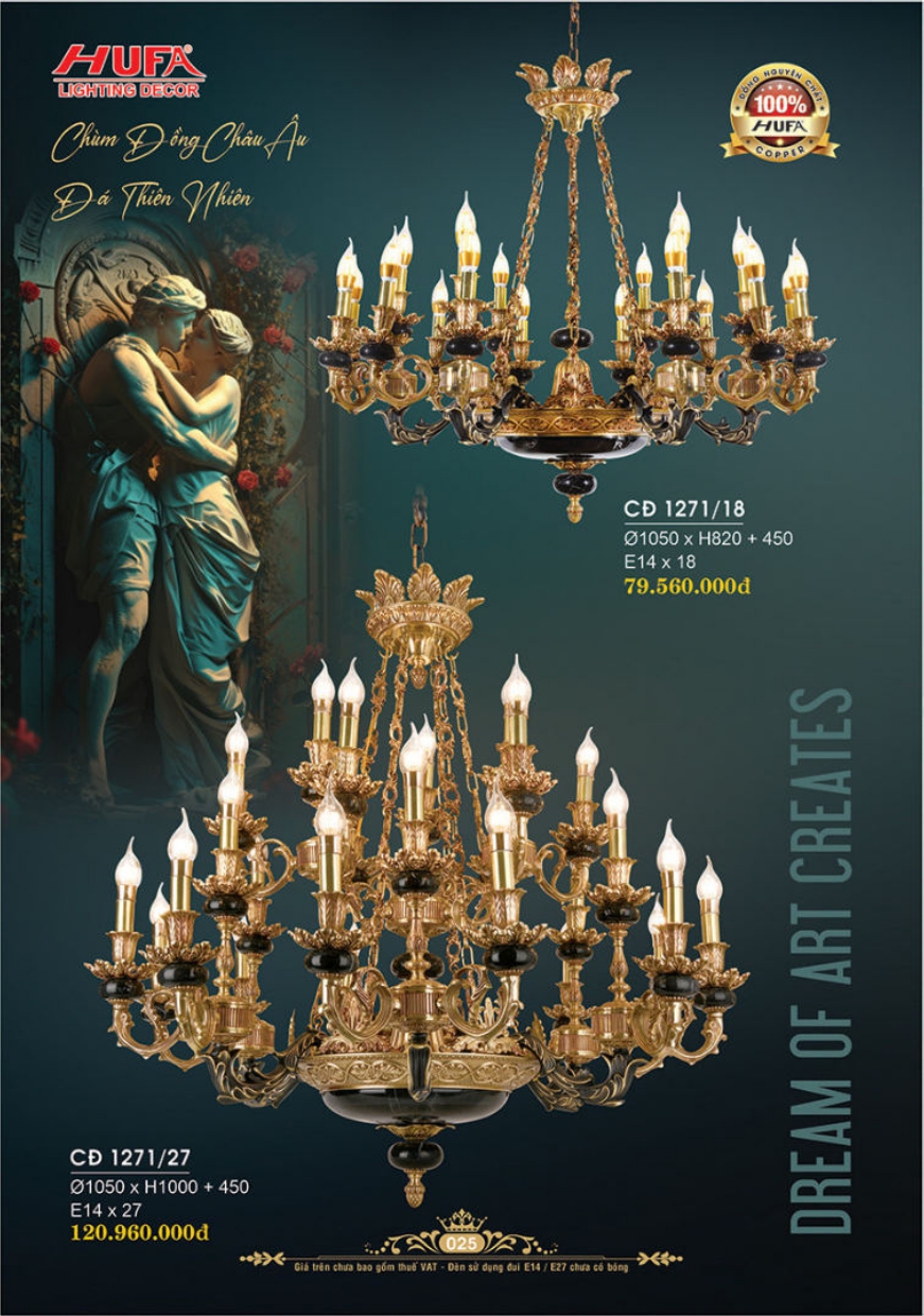 Bảng giá đèn trang trí HUFA